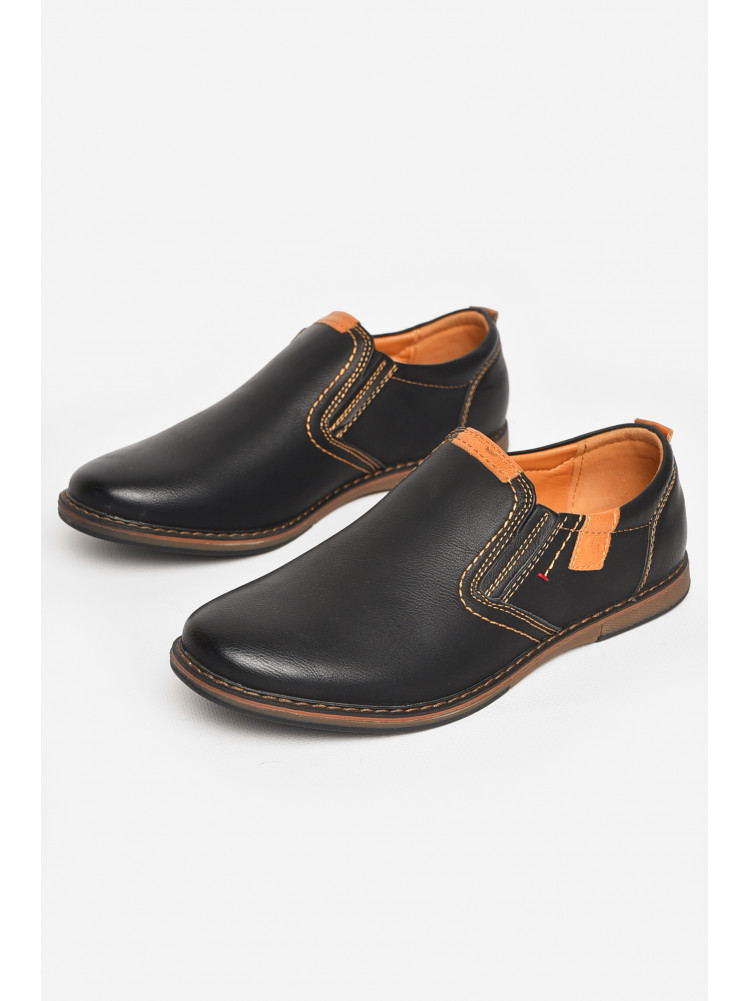 Туфли подростковые для мальчика черного цвета С-Т34-03-А 212884C