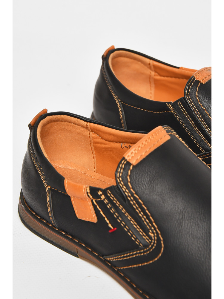 Туфли подростковые для мальчика черного цвета С-Т34-03-А 212884C