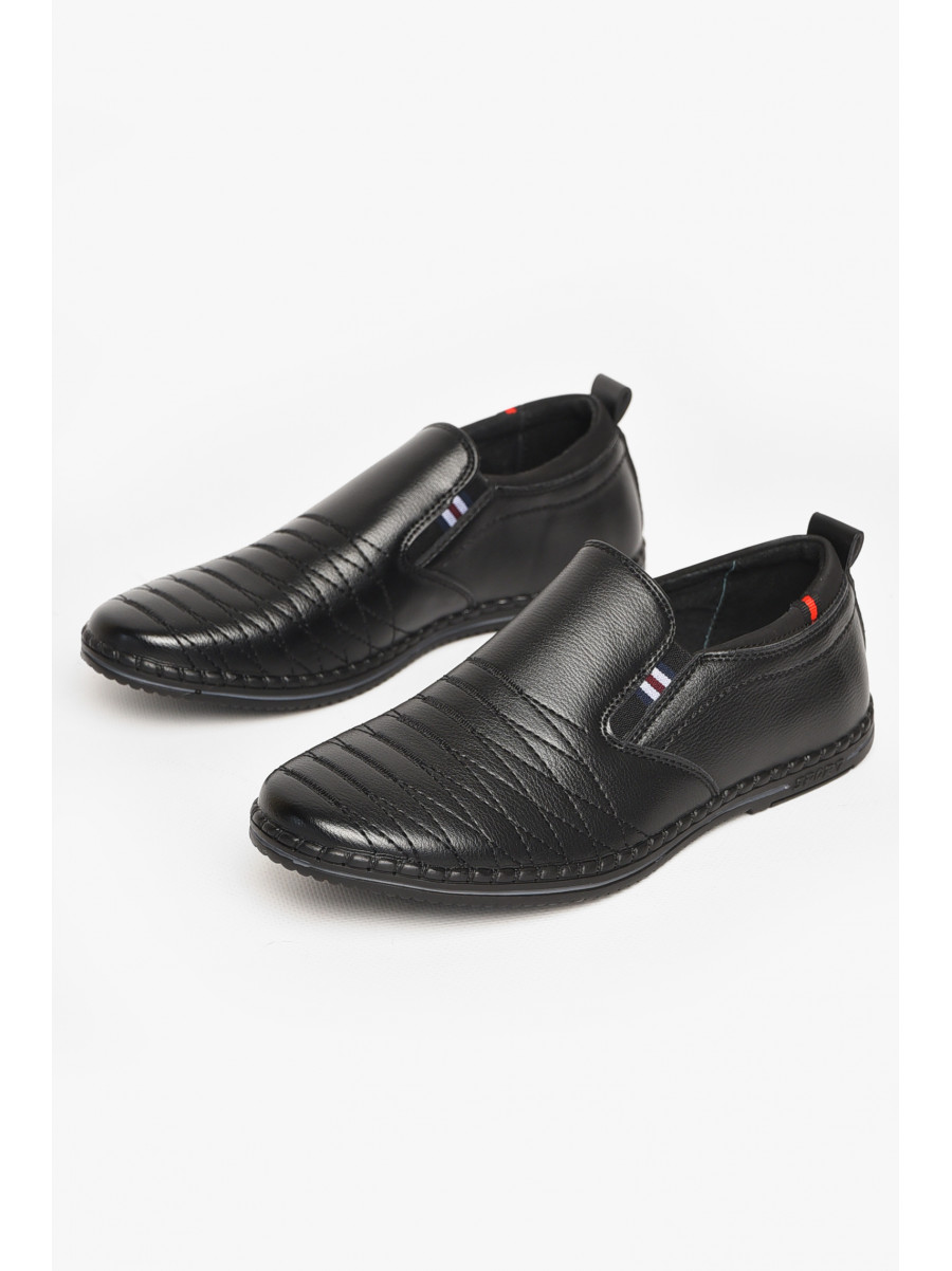 Туфли подростковые для мальчика черного цвета 8227-80 212885C