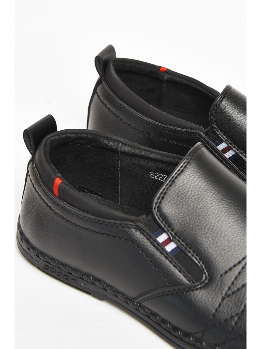 Туфли подростковые для мальчика черного цвета 8227-80 212885C