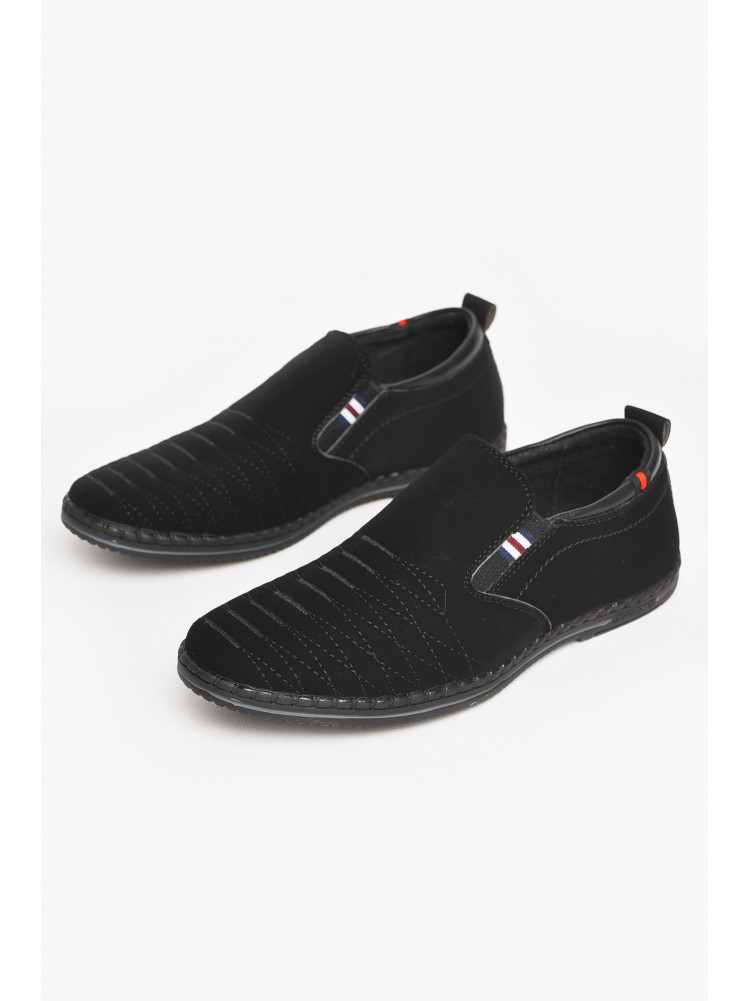 Туфли подростковые для мальчика черного цвета 8227-2 212886C