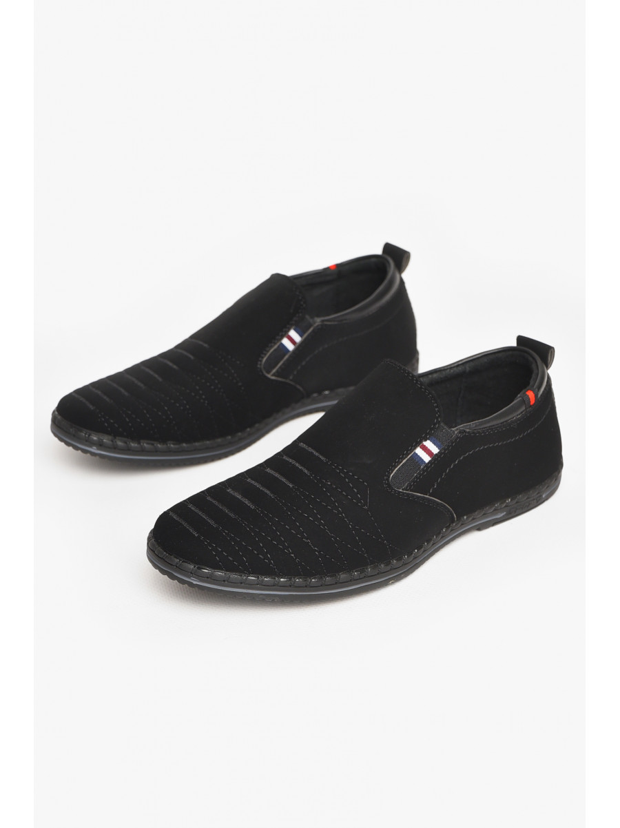 Туфли подростковые для мальчика черного цвета 8227-2 212886C