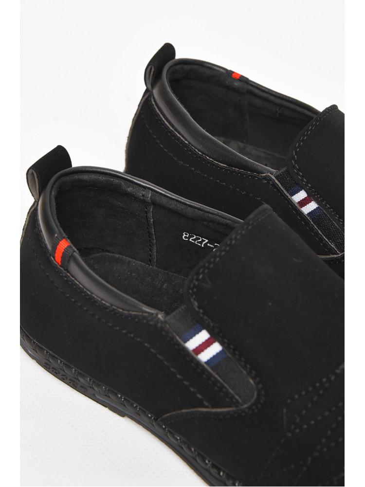 Туфли подростковые для мальчика черного цвета 8227-2 212886C