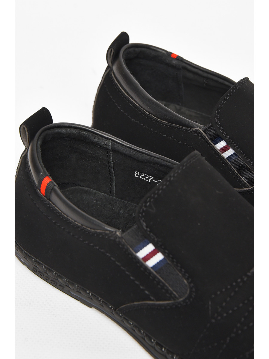 Туфли подростковые для мальчика черного цвета 8227-2 212886C