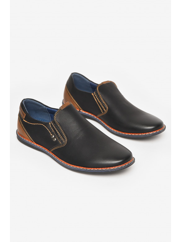 Туфли детские для мальчика черного цвета С-Т34-14-А 212888C