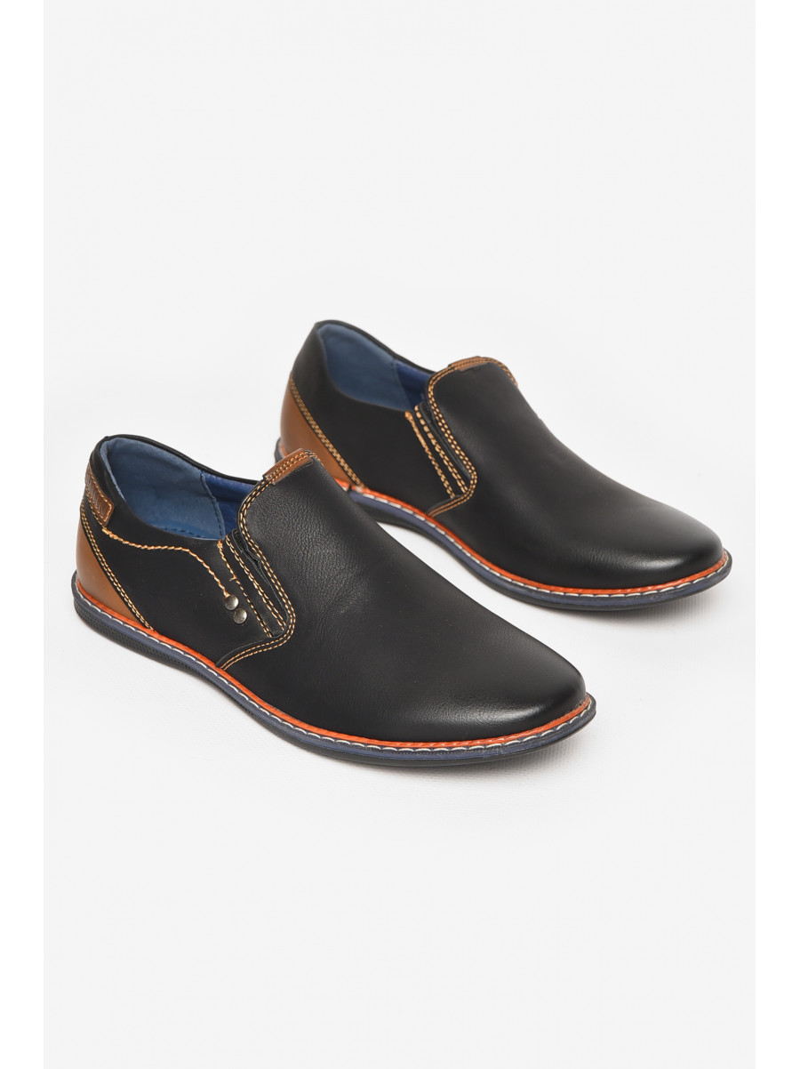 Туфли детские для мальчика черного цвета С-Т34-14-А 212888C