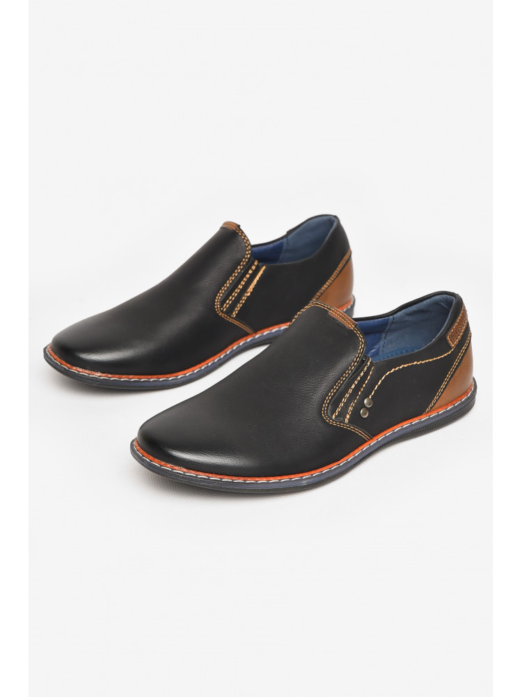 Туфли детские для мальчика черного цвета С-Т34-14-А 212888C