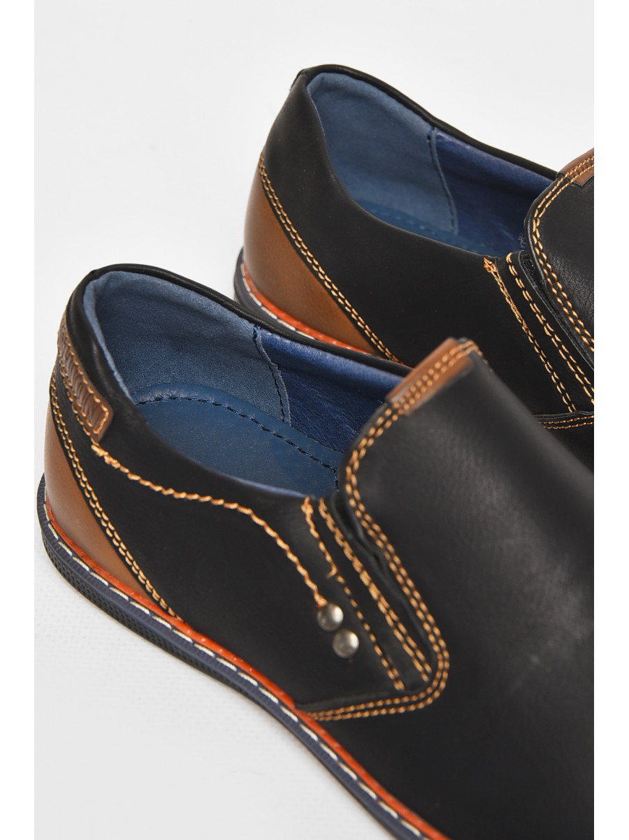 Туфли детские для мальчика черного цвета С-Т34-14-А 212888C