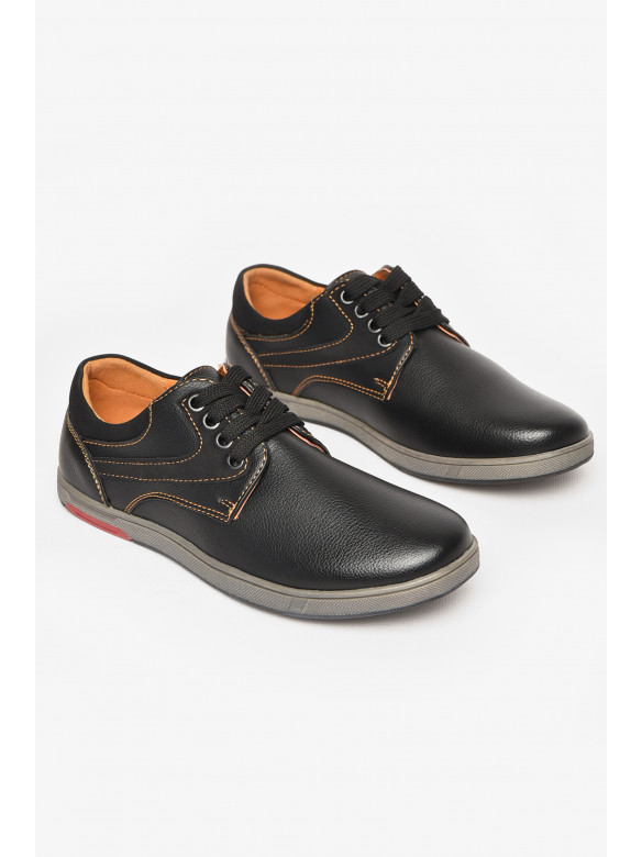 Туфли детские для мальчика черного цвета С-Т34-10-А 212889C