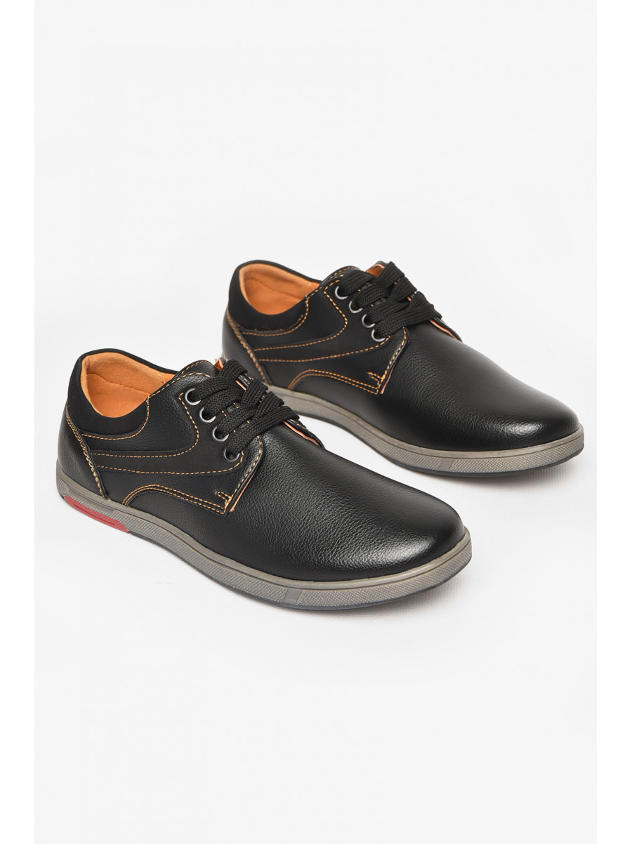 Туфли детские для мальчика черного цвета С-Т34-10-А 212889C