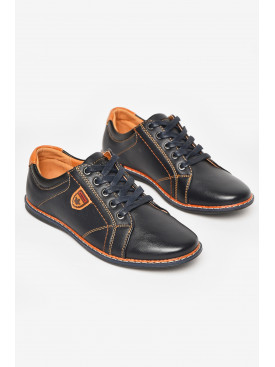 Туфли детские для мальчика темно-синего цвета С-Т34-13-В 212891C