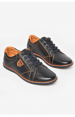 Туфли детские для мальчика темно-синего цвета С-Т34-13-В 212891C