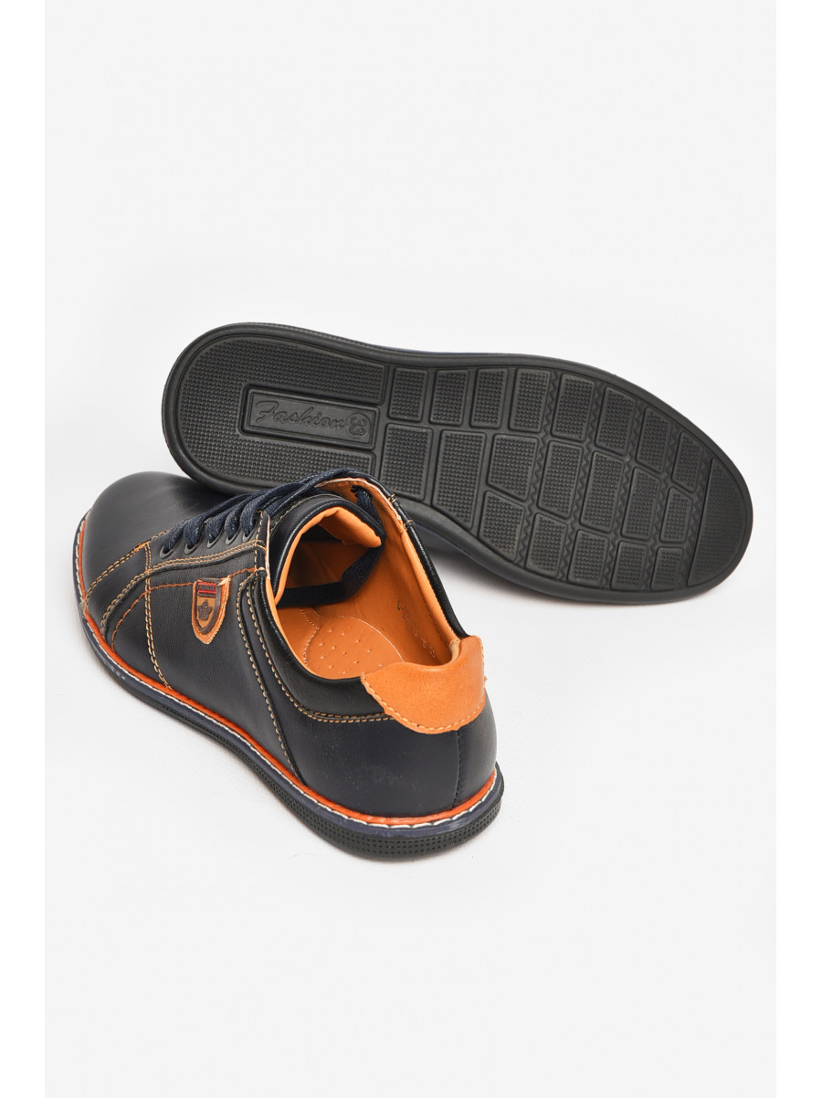 Туфли детские для мальчика темно-синего цвета С-Т34-13-В 212891C