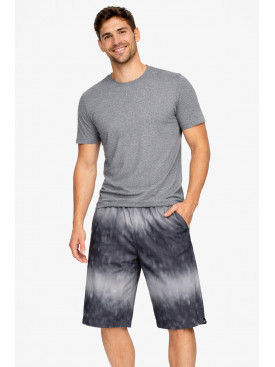 Шорты мужские серого цвета с принтом 60 212892C