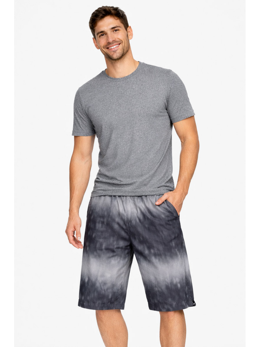 Шорты мужские серого цвета с принтом 60 212892C