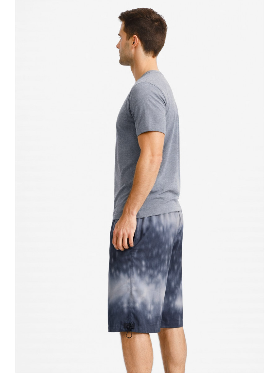 Шорты мужские серого цвета с принтом 60 212892C