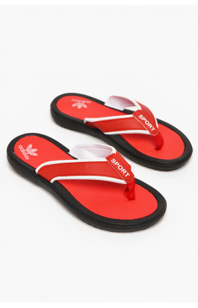 Вьетнамки женские черно-красного цвета 4880-3 212926C