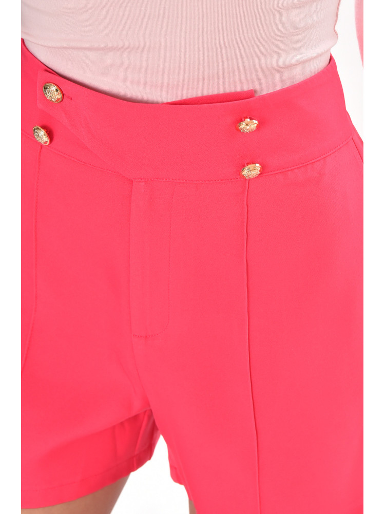 Шорти жіночі однотонні рожевого кольору 212938C