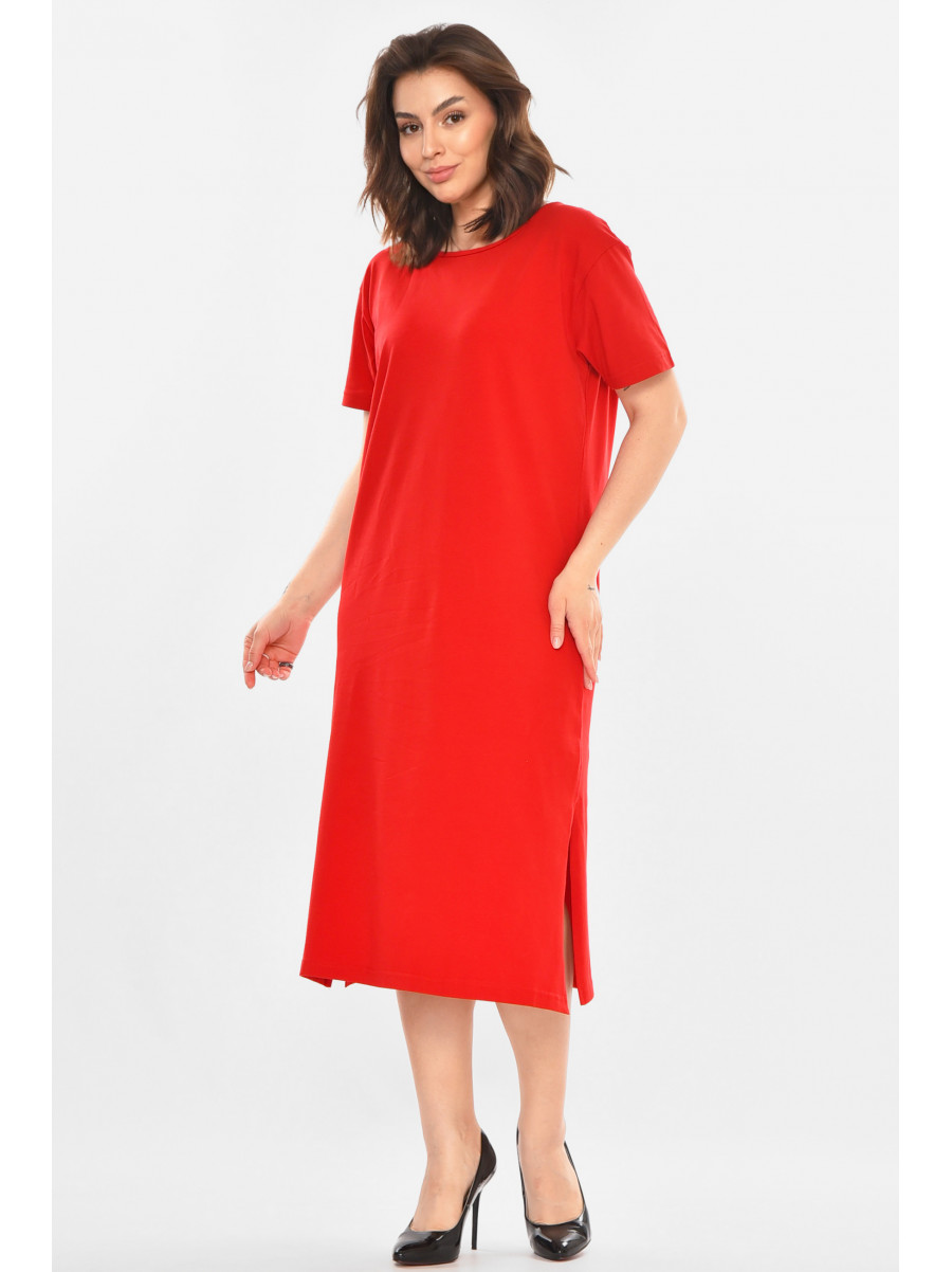 Платье женское красного цвета 212945C