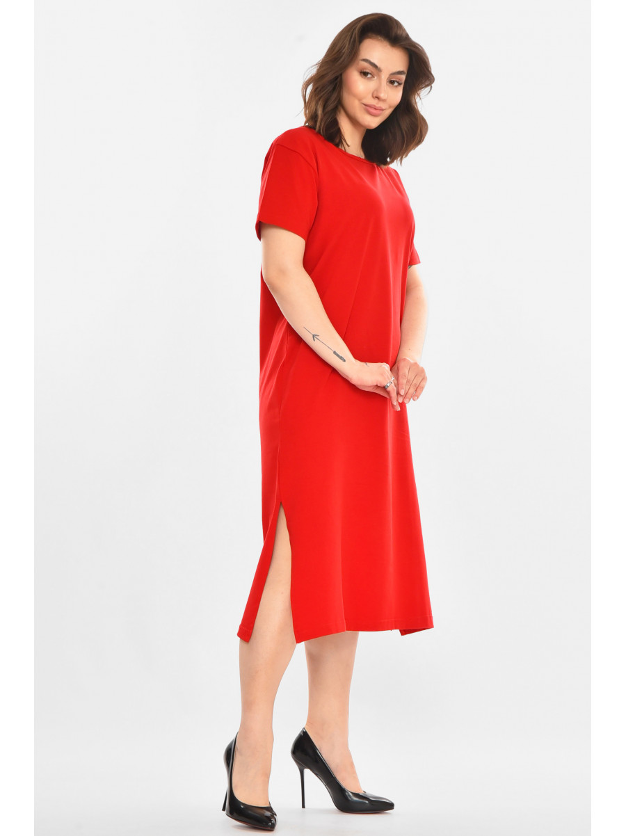 Платье женское красного цвета 212945C