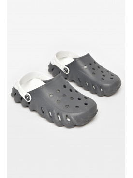 Кроксы женские серого цвета 5061-380 212955C