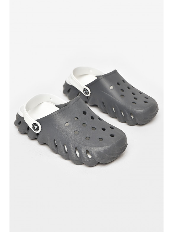Кроксы женские серого цвета 5061-380 212955C