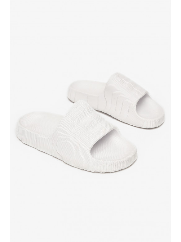 Шлепанцы мужские пена белого цвета 5045-1 212959C