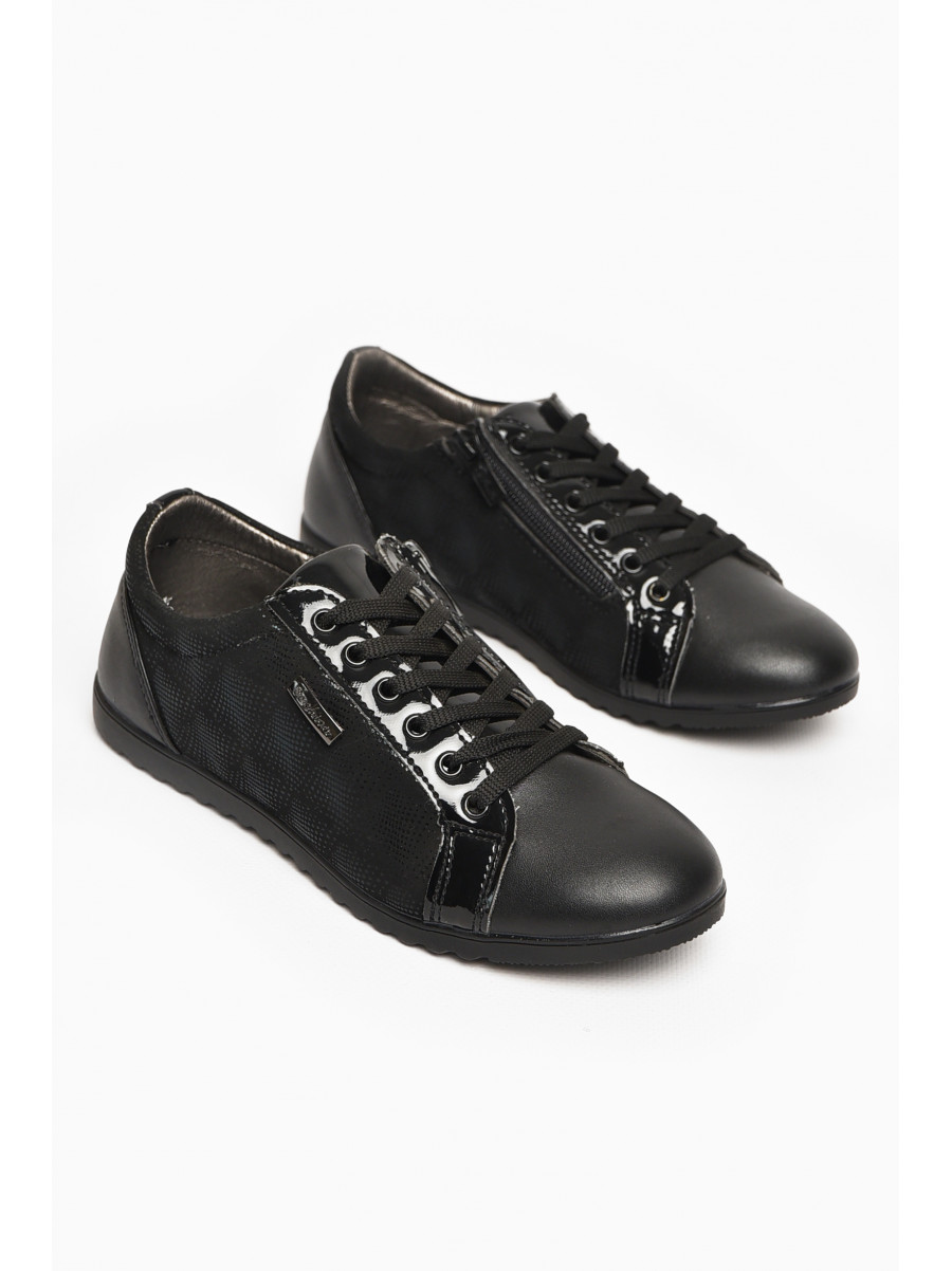 Туфли детские для девочки черного цвета С-Т14-08-В 212963C