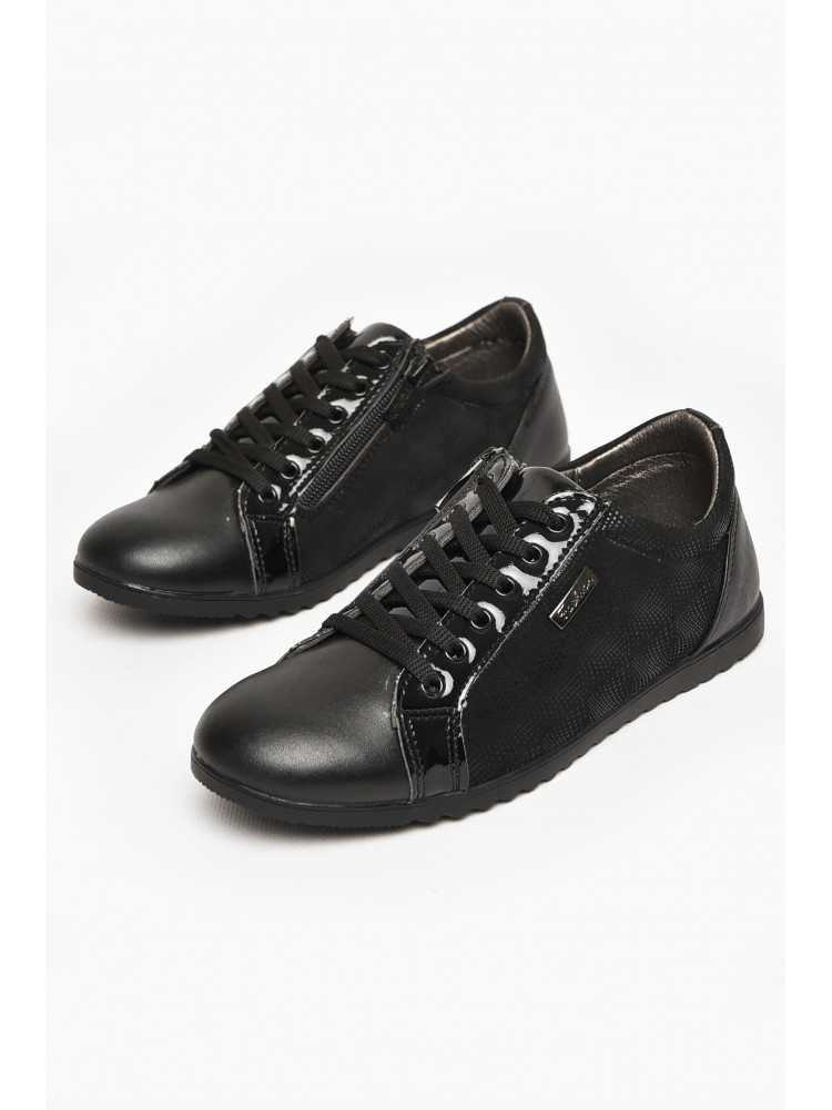 Туфли детские для девочки черного цвета С-Т14-08-В 212963C