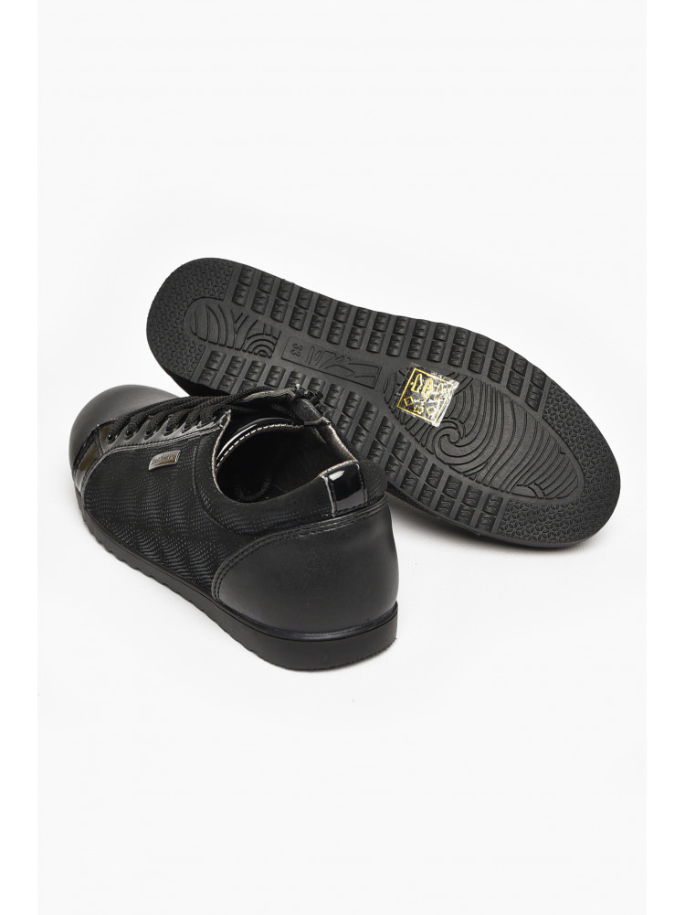 Туфли детские для девочки черного цвета С-Т14-08-В 212963C