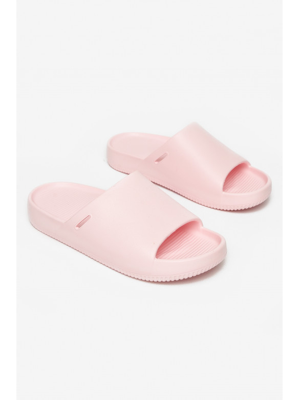 Шлепки пена женские розового цвета 5060-2 212970C