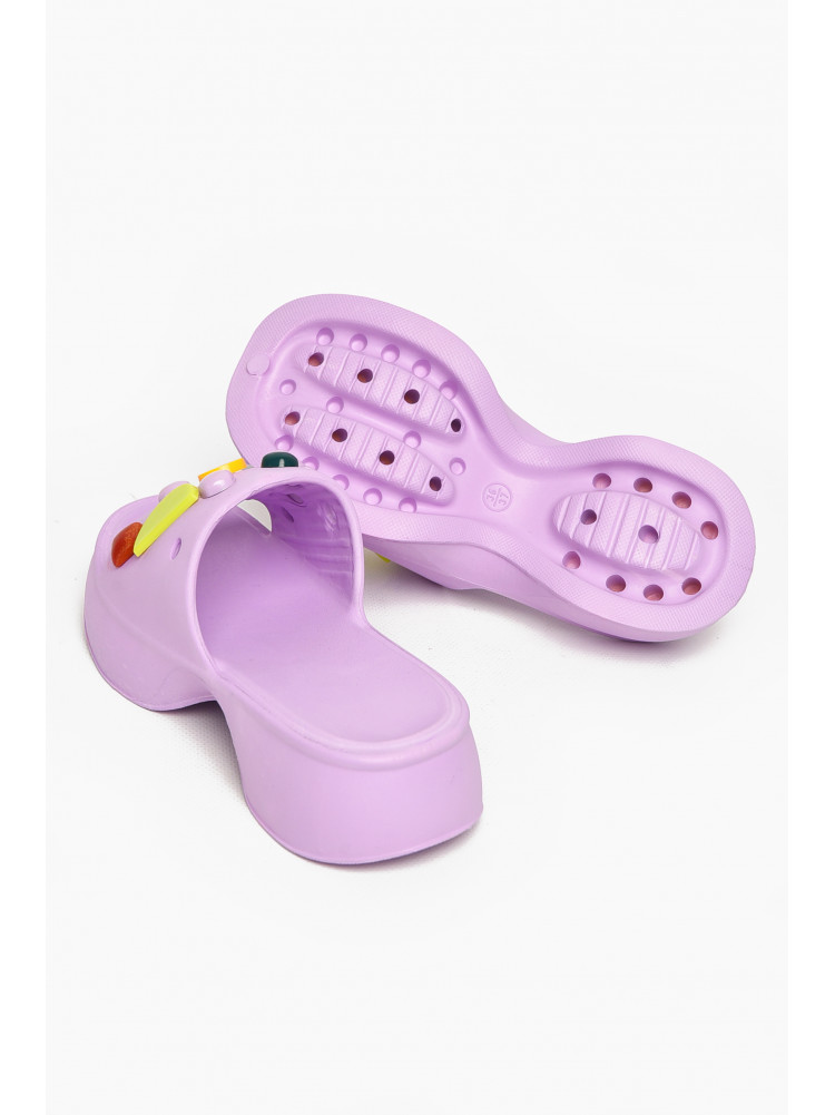 Шлепанцы пена женские сиреневого цвета 5143-2 212971C