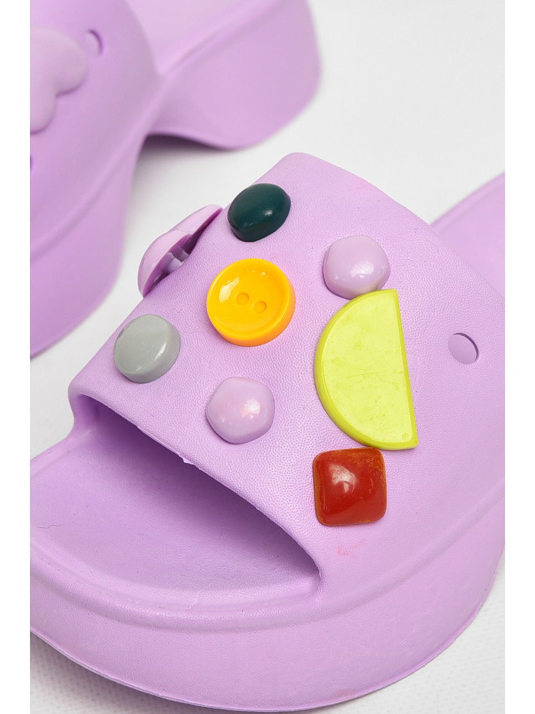 Шлепанцы пена женские сиреневого цвета 5143-2 212971C