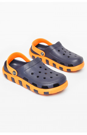 Кроксы женские темно-синего цвета 3021-262 212972C