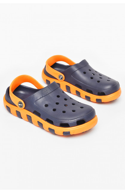 Кроксы женские темно-синего цвета 3021-262 212972C