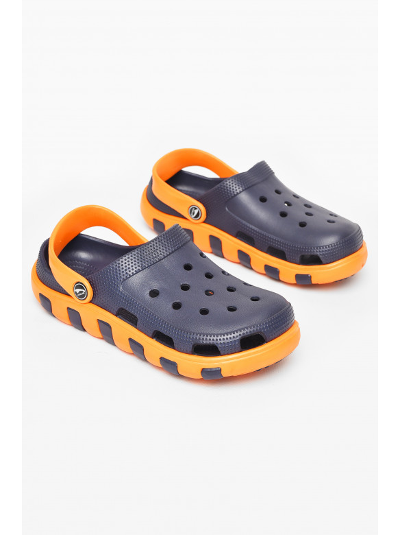 Кроксы женские темно-синего цвета 3021-262 212972C