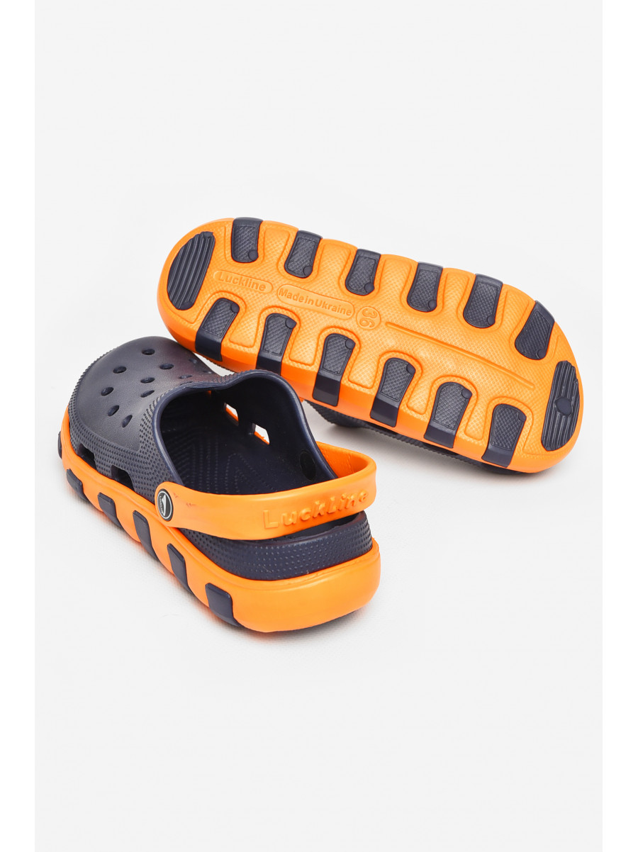 Кроксы женские темно-синего цвета 3021-262 212972C