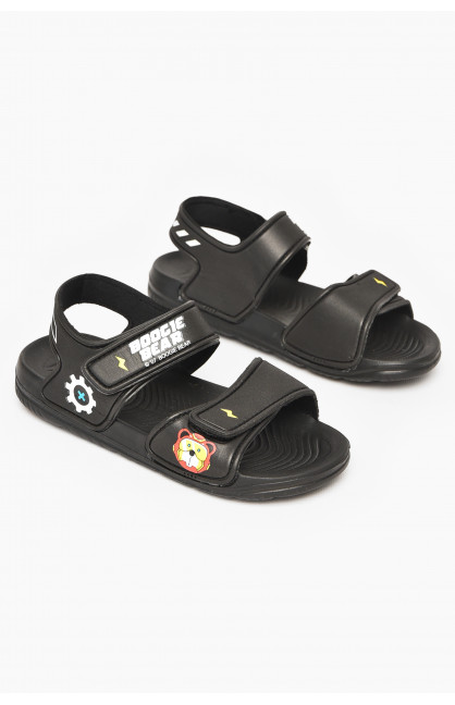 Сандали детские для мальчика черного цвета 8003в 212973C