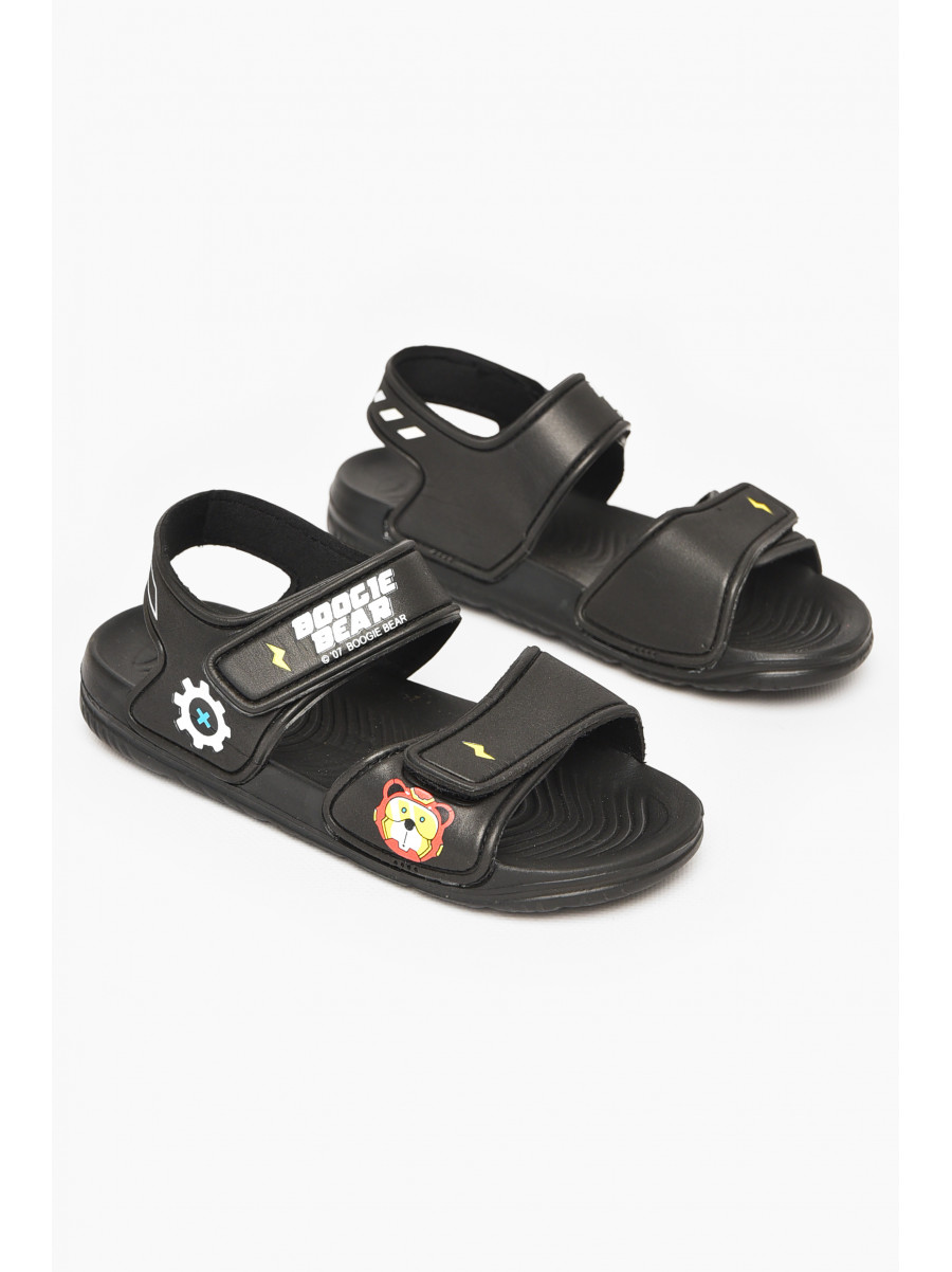 Сандали детские для мальчика черного цвета 8003в 212973C