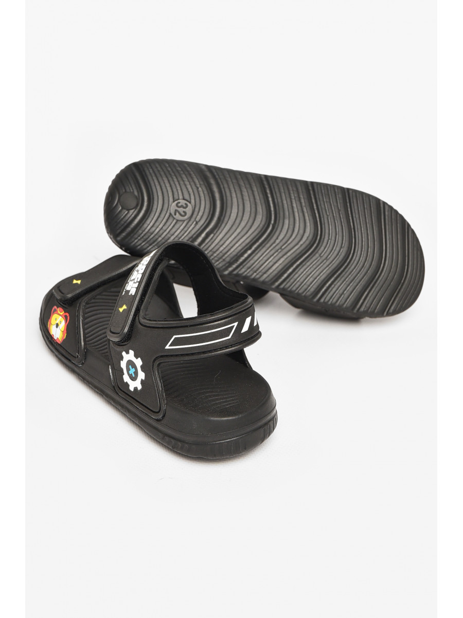 Сандали детские для мальчика черного цвета 8003в 212973C