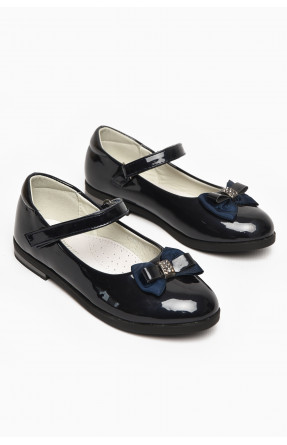 Туфли детские для девочки темно-синего цвета С-Т37-36-А 212974C