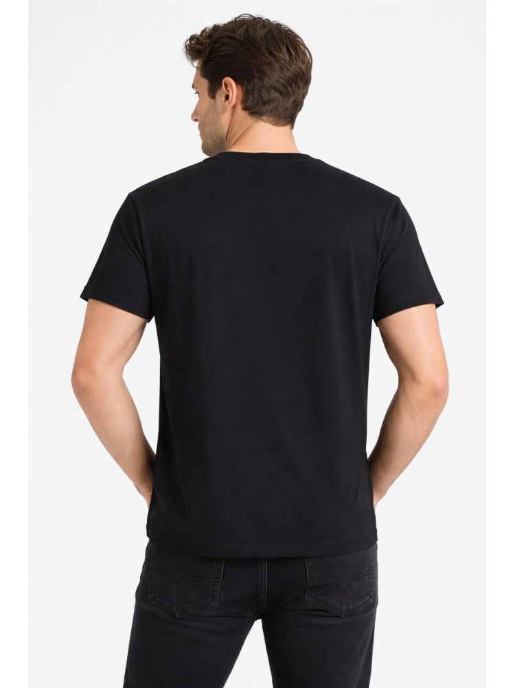 Футболка мужская батальная чёрного цвета 212975C