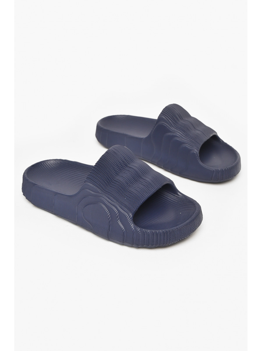 Шлепанцы мужские пена темно-синего цвета 5045-1 212976C