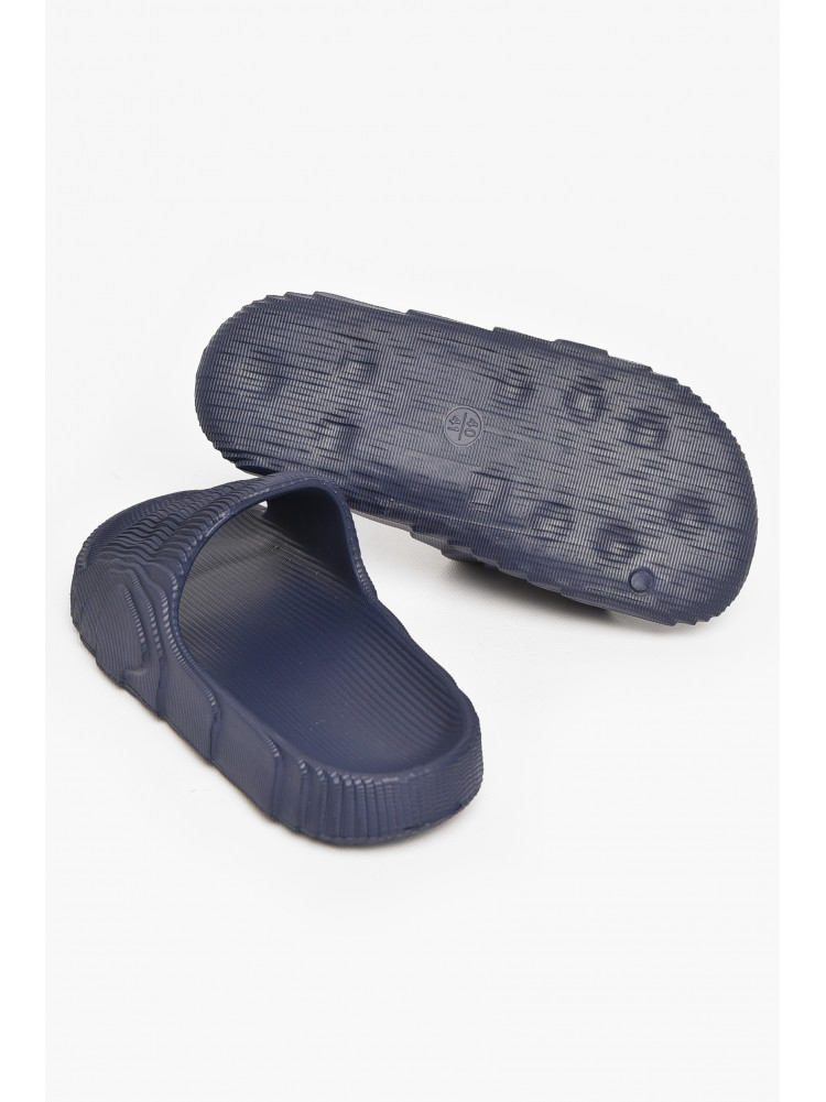 Шлепанцы мужские пена темно-синего цвета 5045-1 212976C