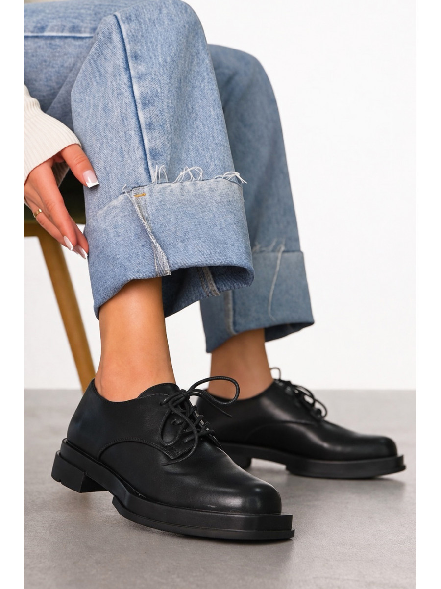 Лоферы женские черного цвета TD212-1 212977C