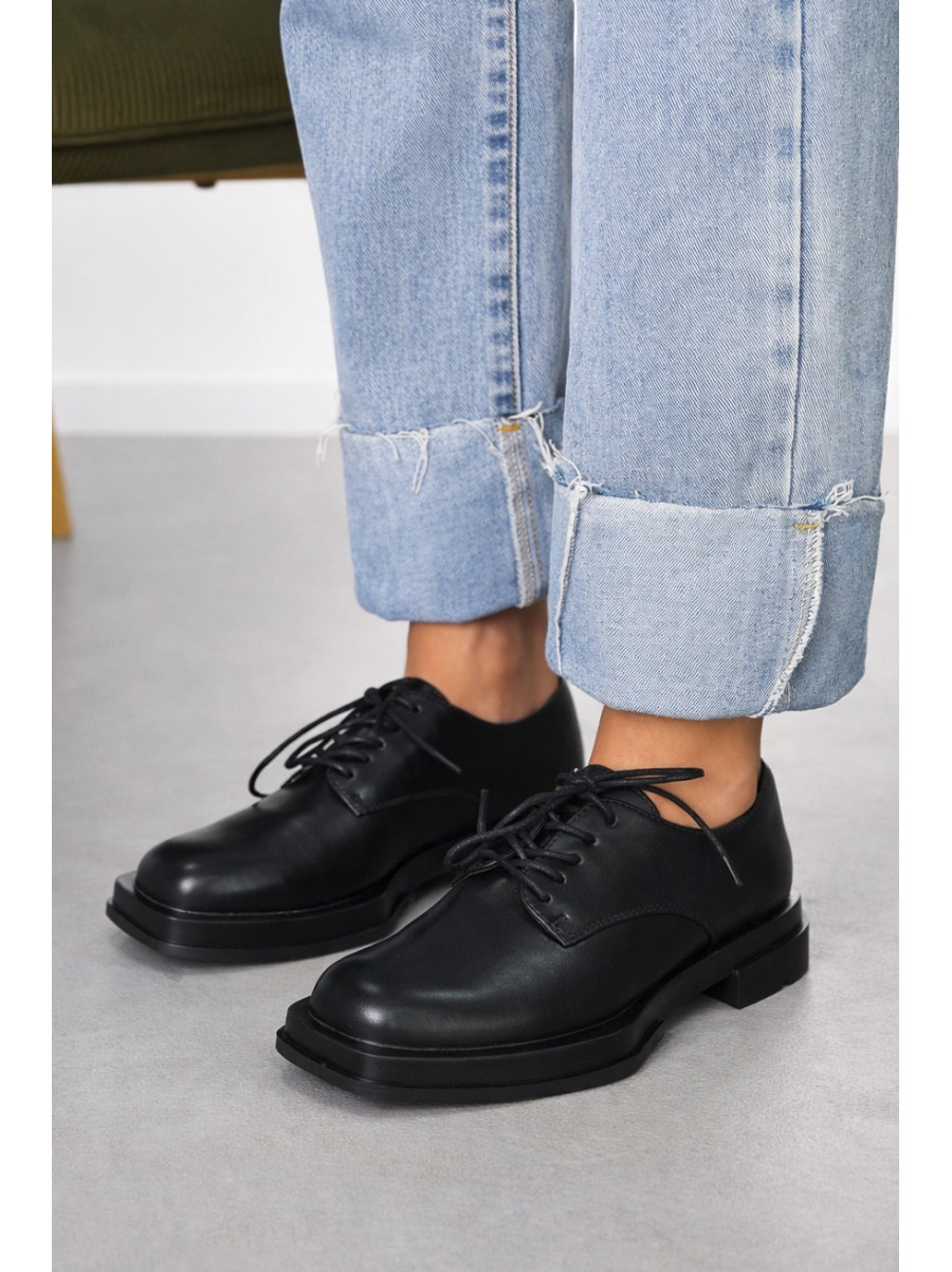 Лоферы женские черного цвета TD212-1 212977C