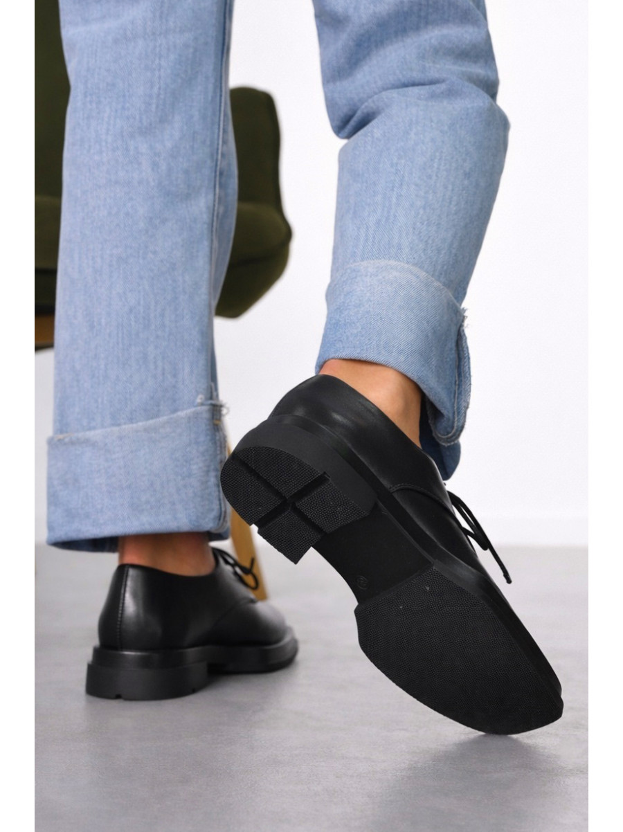 Лоферы женские черного цвета TD212-1 212977C