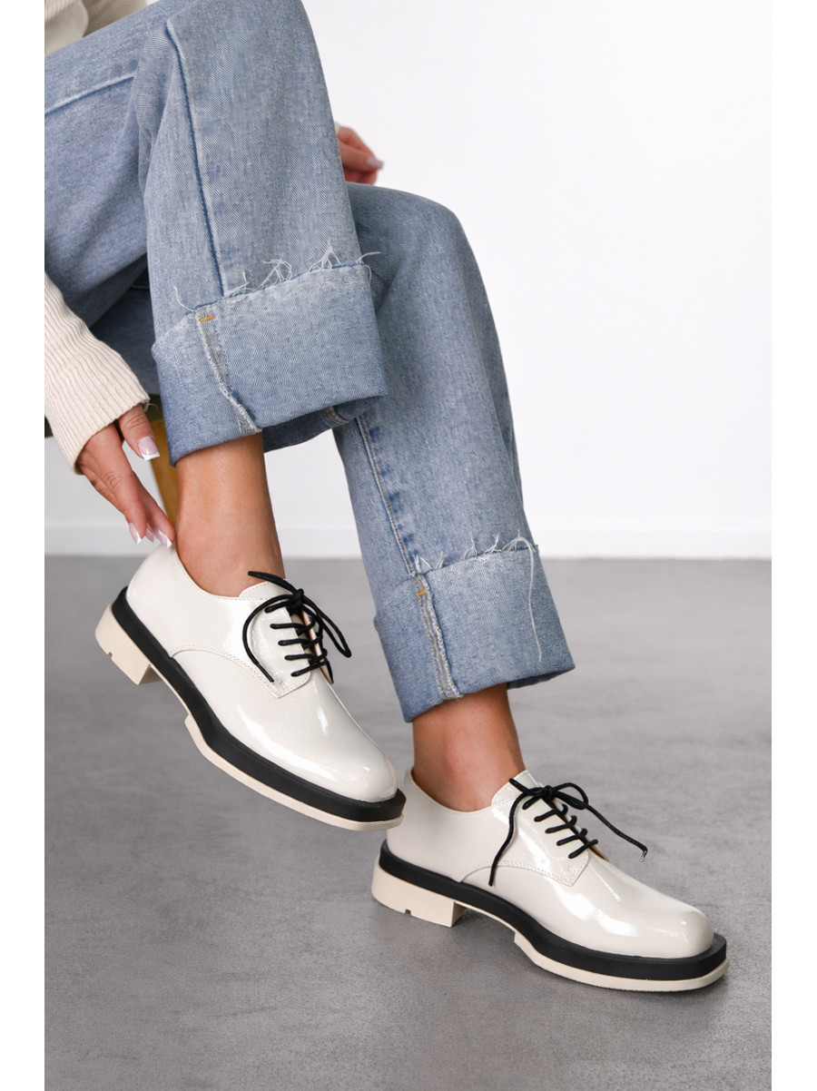 Лоферы женские светло-бежевого цвета TD212-56 212978C