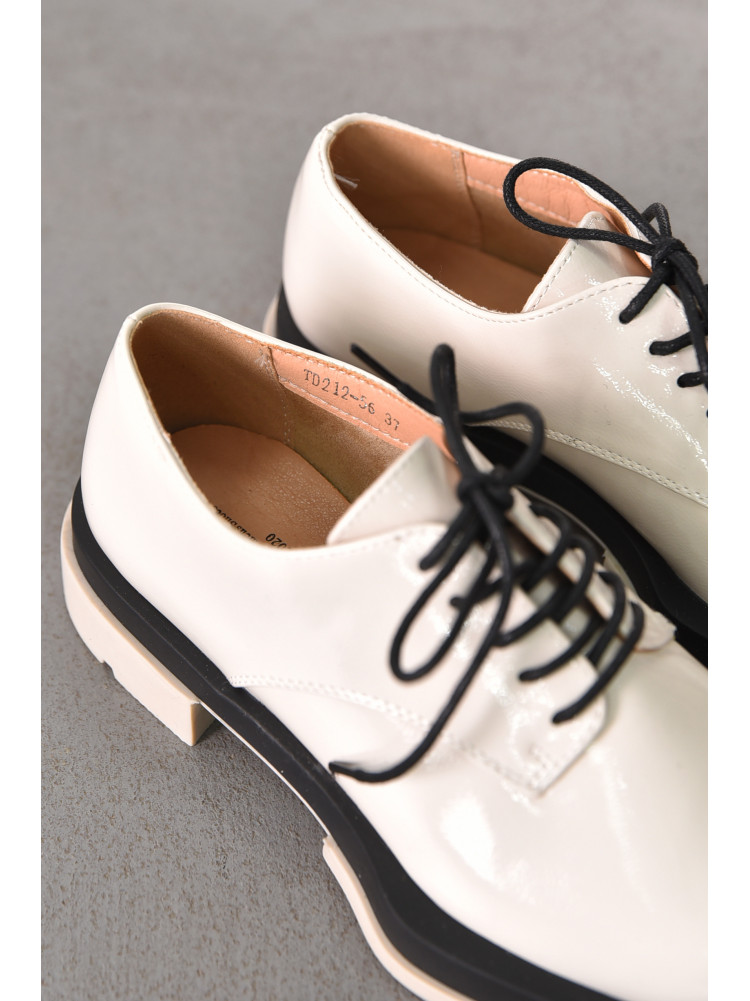 Лоферы женские светло-бежевого цвета TD212-56 212978C