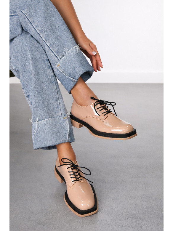 Лоферы женские пудрового цвета TD212-68 212979C